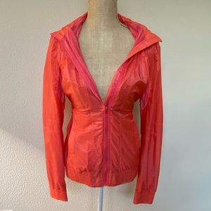 Lululemon raincoat with hideaway hood